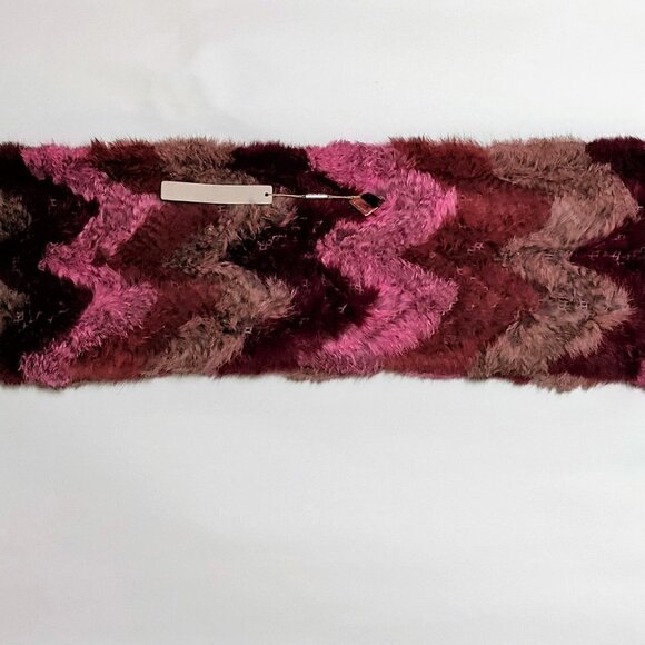 Reich Furs Infinity Scarf Multi Color New NWT Genuine Fur - Picture 2 of 4